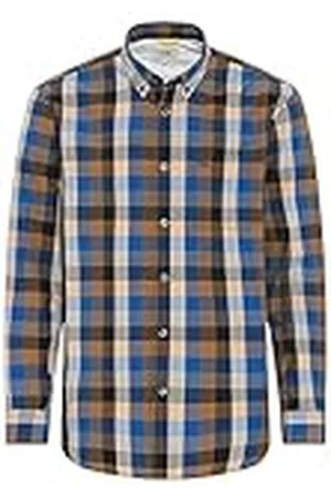 Camel Active Geruit overhemd voor heren, , 6XL