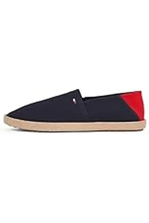 Tommy Hilfiger Heren HILFIGER ESPADRILLE CORE TEXTILE instappers, blauw (Desert Sky), 10 UK, , 44 EU