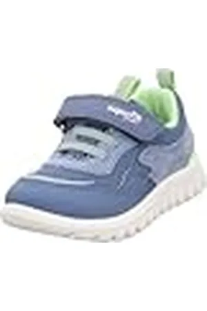 Superfit Sport7 Mini sneakers voor jongens, blauw lichtgroen 8000, 23 EU