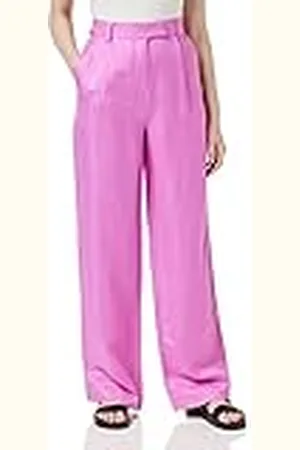 Minus Auguste Linnen Broek | Roze Broek Dames | Lentebroek voor Dames UK | Maat 12