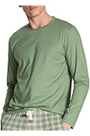 Calida Heren RMX Sleep Leisure Shirt met lange mouwen, Loden Frost, standaard