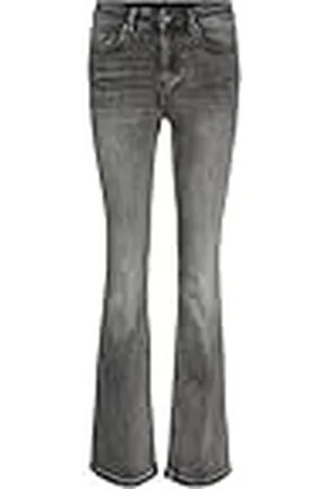 VERO MODA Vrouwelijke uitlopende VMFLASH Mid Rise uitlopende jeans, , S / 32L