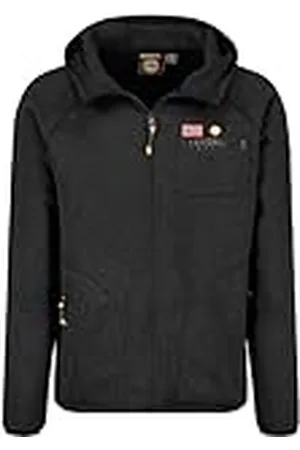 Geographical Norway Tiparni Heren Dikke Fleece Warme Ritssluiting - Sweatjack Winter Warm Heren Zacht - Sweatshirt met Lange Mouwen - Ideaal Herfst Winter ( XL), , XL