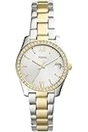 Fossil Scarlette Horloge voor dames, kwartsuurwerk met roestvrij stalen of leren band