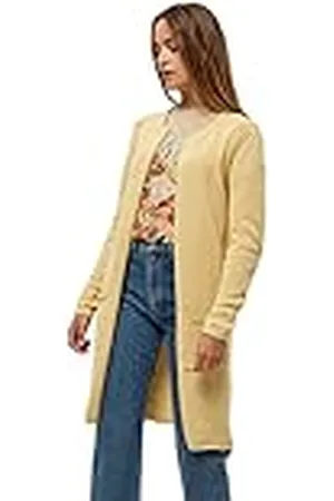 Minus Dames Vibe Vest Vest, Yellow Straw, XS