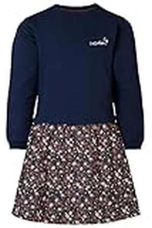 Noppies Kids Meisjesjurk Alpena lange mouwen allover print kinderjurk, , 92 cm