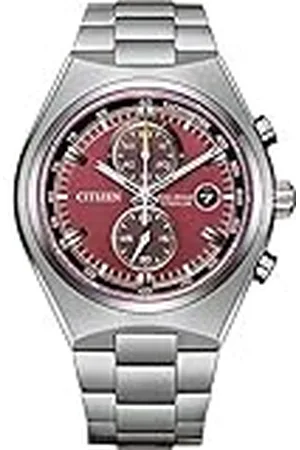 Citizen Heren chronograaf eco-drive polshorloge met titanium armband, , armband
