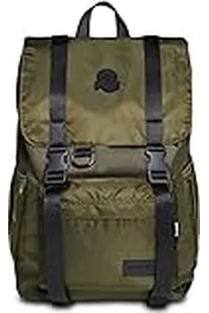 Invicta Rugzak - CHAT, legergroen - 15,6-inch pc-zak - studeerkamer, kantoor en vrije tijd - stof van ECO-materiaal - voor dames en heren