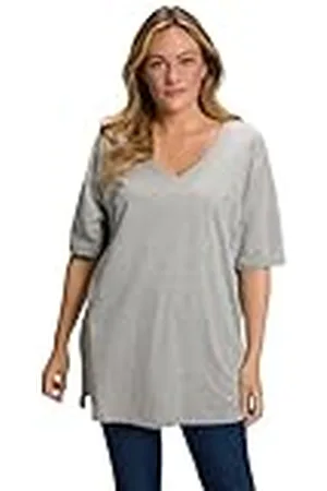 Ulla Popken Basic T-shirt voor dames, , 50-52