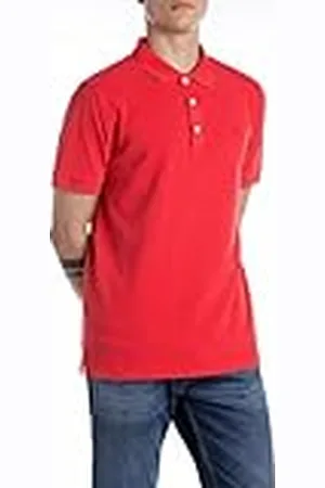 Replay Poloshirt voor heren, regular slim fit, van katoen, , M