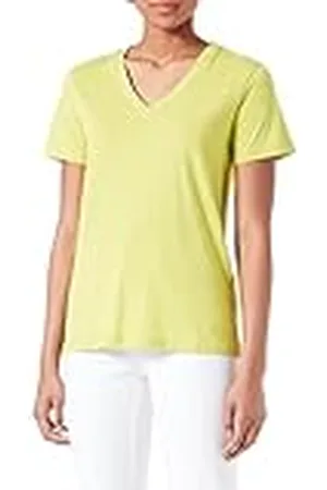 Kaffe Dames T-shirt blouse korte mouwen V-hals, , S