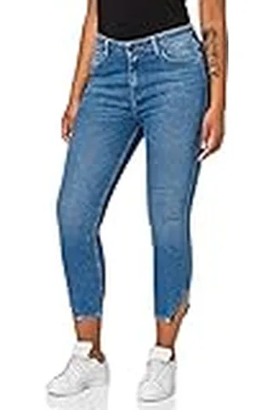 Lee Scarlett High Zip Plus Size Skinny Jeans, voor dames, blauw (Blue Aged Yz), 33W / 31L