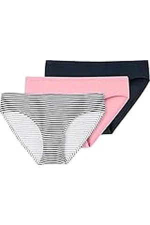 Schiesser Mädchen 3 PACK Unterwäsche Slips - 95/5 Organic Bio Baumwolle - Größe 140 bis 176