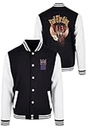 Mister Tee Haile The King College Jacket Blk/Wht, , XL