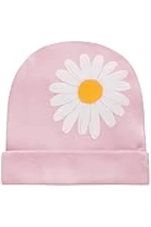 Pinókio Muts Daisy, 100% katoen roze, bloemenpatroon, meisjes, maat 38-47 (41), , 41