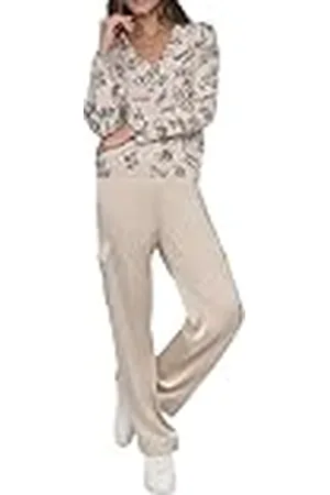 DKNY Dames Logo Printed V-hals Pullover Sweater Sweater, , XS