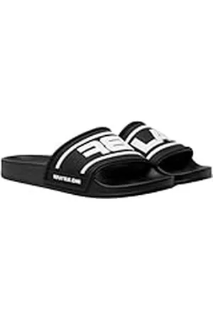 Replay Heren UP Write pantoffels, 008 zwart-wit, 40 EU, , 40 EU