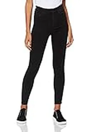 7 for all Mankind Aubrey Skinny Jeans voor dames, Zwart (Zwart Ux), 32W x 27L