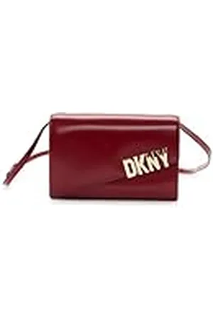 DKNY Dames Alison Convertible Clutch Shoulder Bag, Red