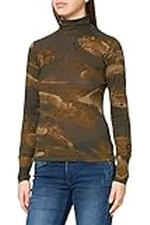 G-Star RAW Dames Slim Turtle Neck Long Sleeve T-Shirt