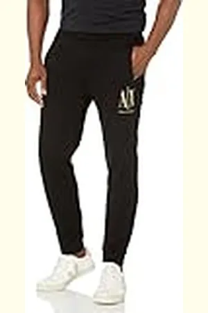 Armani Exchange A|X Heren Gold Icon Logo Fleece Jogger, , M
