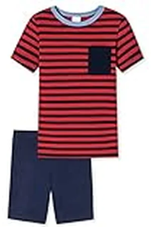 Schiesser Jungen Schlafanzug Set Pyjama kurz - 100% Organic Bio Baumwolle - Größe 92 bis 140