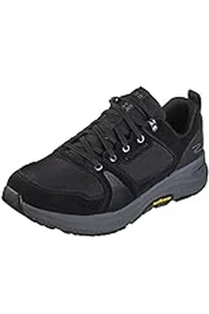 Skechers 216106 BKCC, Heren Sportschoenen, Black Suede/Black Textiel/Charcoal Trim, 46 EU