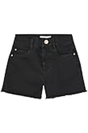 NAME IT Girl shorts regular fit, zwart denim, 104