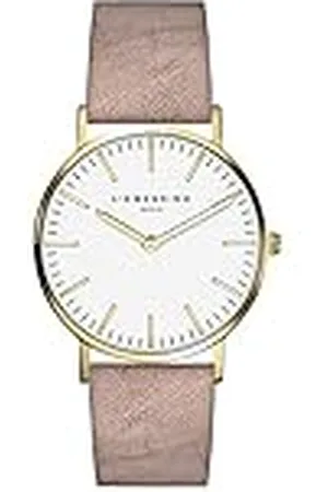 liebeskind Dames Analoog Kwarts Horloge, met Lederen Armband, , LT 0084 LQ