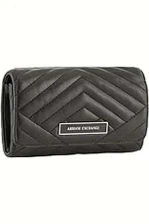 Armani Exchange Dames, EmbossedAllOverLogo Wallet op ketting, , , Eén maat