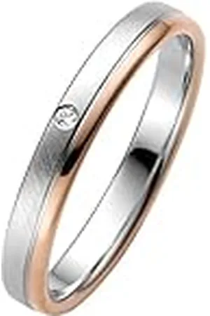 Trauringe Liebe hoch zwei 585 14 karaat (585) tweekleurig Diamant