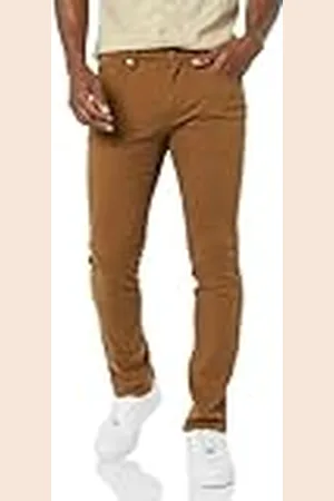 Amazon Heren Skinny-Fit Stretch Jean, Donker Kaki Bruin, 33W x 32L