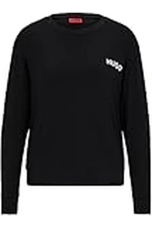 HUGO BOSS Vrouwen Unite_LS-Shirt Pyjama_Longsleeve, Black1, XXL, , XXL