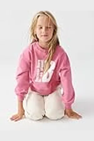ECOALF Lange broek voor meisjes, Margaalf, meisjesbroek, katoen, gerecyclede stof, lange broek, basic broek, licht en comfortabel, maat 16 jaar, crèmekleurig, , 16 Jaar
