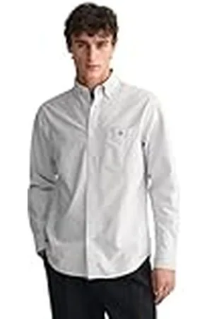GANT Heren REG Oxford Banker Stripe Shirt, , XXL