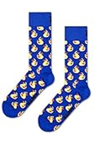 Happy Socks Sokken met eendenprint - leuke sokken van biologisch katoen voor dames en heren