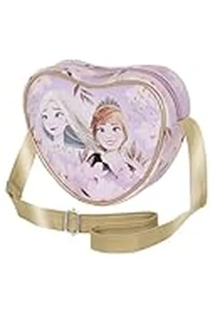 Disney Frozen 2 Petal-Casual Hart Schoudertas, Lila, 21 x 15,5 cm, , Eén maat, Casual Hart Schoudertas