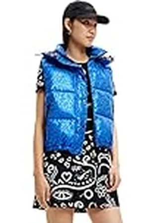 Desigual Gewatteerde korte overjas voor dames, , XS