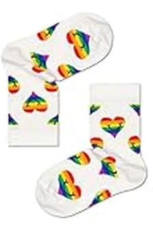 Happy Socks Kids Pride Smiling Heart Socks voor kinderen, uniseks, , 2-3 Jaar