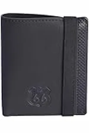 Route 66 Lederen portemonnee heren (RFID-beschermd) portemonnee heren - herenportemonnee - portemonnee heren - slim wallet - portemonnee heren - herenportemonnees, , Medium