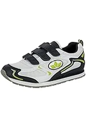 LICO NELSON V Uniseks volwassenen Fitness-schoenen, Wit/marineblauw/limoen, 49 EU