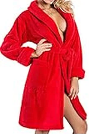 DKaren Dames badjas | ELIZA | kort | maten XS-2XL | verschillende kleuren | 100% polyester, , M
