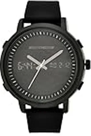 Skechers Horloge voor heren, Anadigi uurwerk met siliconen, leren of roestvrij stalen band, ,48MM