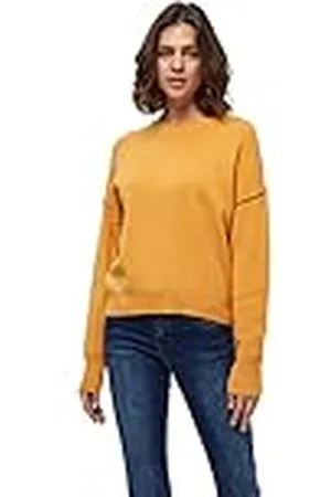 DESIRES Dames Gabi Trui, Gouden Abrikoos Geel, S