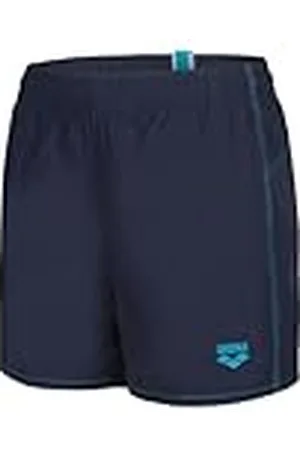 Arena Bywayx Youth R Swim Trunks voor jongens, Navy-turquoise, 14-15 Jaar