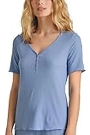 Calida Favourites Harmony Shirt met korte mouwen Hydrangea Blue, 1 stuk, maat 32-34, , 32/34 NL