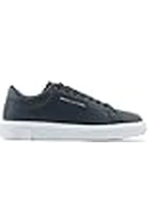 Armani Exchange Venice met logo in reliëf, herensneakers in marineblauw, 46 EU