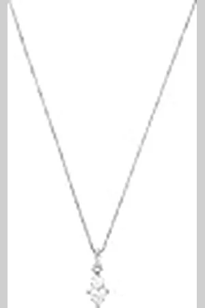 Amor Collier Met Hanger 925 Sterling Zilveren Dames Collier, Met Cubic Zirkonia Synth., 42 cm, , Wordt Geleverd In Sieraden Geschenkverpakking, 2016094
