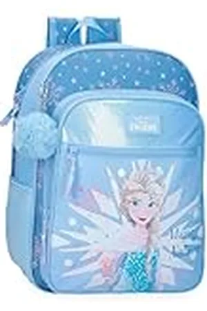 Disney Joumma Bags "Frozen Magic" kinderrugzak, , van polyester, verstelbare bandjes voor comfortabel dragen, verschillende vakken, met blauwe pompon, , Verstelbare rugzak