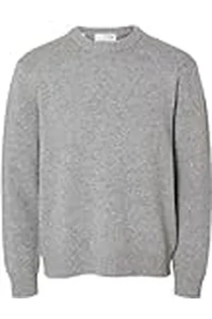 SELECTED Gebreide trui voor heren, relaxed fit, , XXL